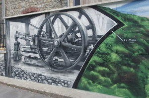 Peinture murale en région namuroise